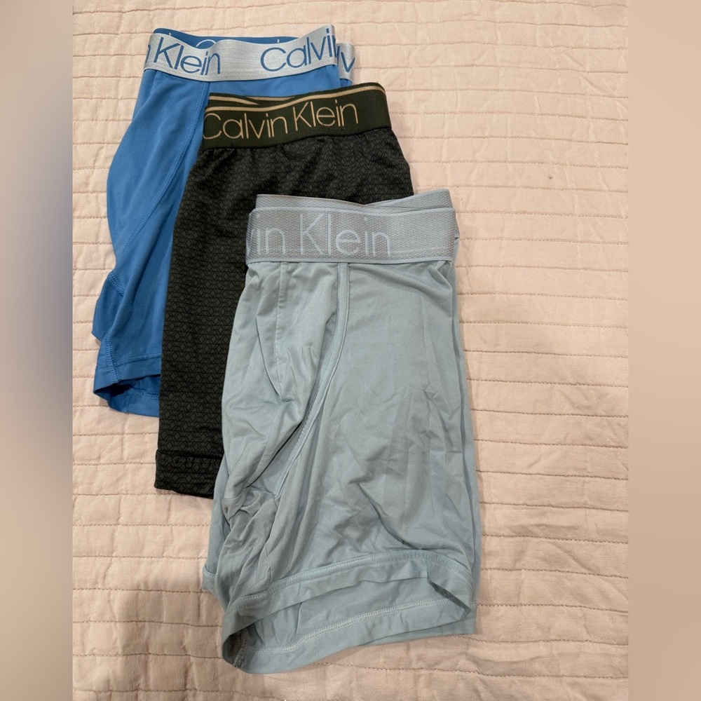 Bundle of three (3) Calvin Klein boxer briefs, Mediums